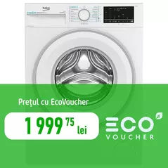 Mașină de spălat frontală Beko B3WFU49215WWES
