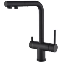 Смеситель кухонный Helika-AquaSanita 2683-MB AKVADUO PLUS Black Matte