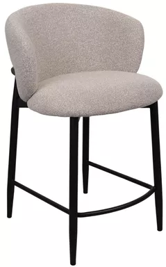 Барный стул Deco Darian Beige Black Leg