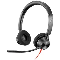 Căști cu fir Poly Blackwire 3320 Stereo Microsoft Teams + adaptor USB-C/A (8X220AA)
