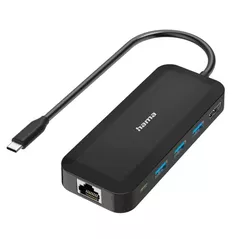 USB Hub Hama 300080 USB-C Hub 6Ports 3USB-A USB-C HDMI™ LAN/Ethernet