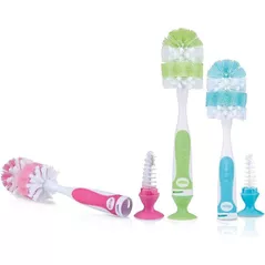 Accesoriu pentru cei mici Nuby ID5524 Ёршик с щёткой для чистки сосок и бутылочек в асс.