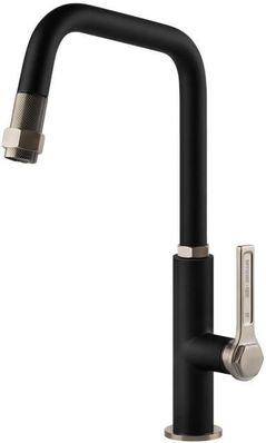 Bateria bucătărie Gessi 60053-599 Officine Fino: Brushed Nickel / Matte Black