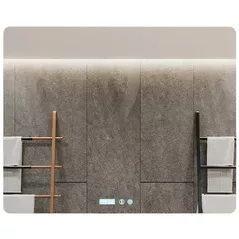 Oglindă baie Bayro Moon 1000x800 LED 3C touch bluetooth c подогревом, часами и термометром