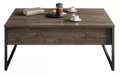 Журнальный столик Trendy Lux, Nuc, Negru 74x13,4x98cm