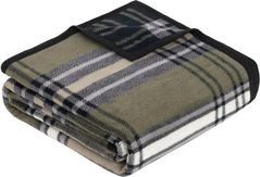 Textile de casă Ibena 3146/780 Jacquard Decke Molde Green/black