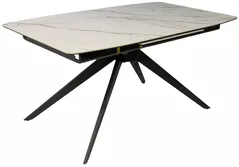 Стол Deco Belisima, extensibilă (160+60)x90x76 Gold White