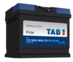 Автомобильный аккумулятор TAB POLAR 40Ah 360EN 207x175x175 -/+ (54002)