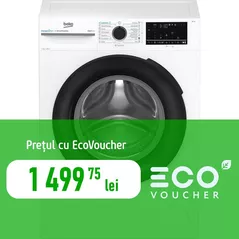 Mașină de spălat frontală Beko BM3WFU47215WB