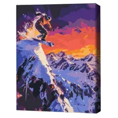 Картина по номерам BrushMe BS54104 40x50cm (în cutie) Cuceritorul munților