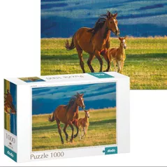 Головоломка Dodo 301176 Puzzle Învățarea mânzului, seria Peisaje, 1000 elem.