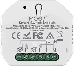 Выключатель электрический Moes MWM-104B-MS