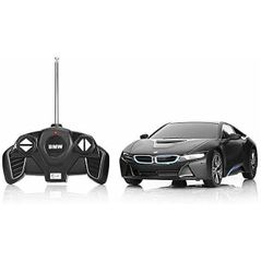 Jucărie cu telecomandă Rastar 59200 1:18 BMW i8, neagra, 50545