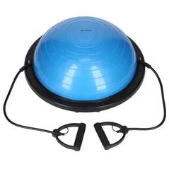 Тренажер для баланса HMS 13634 Bosu balansir 60x25cm (250kg) Blue BSX10 (17-42-310)