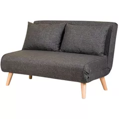 Canapea Trendy Folde Gri închis (2 locuri)