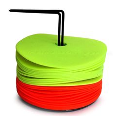 Echipament sportiv Yakimasport 11865 Cerc plat plastic d=15 cm (20 buc.) cu suport 100214