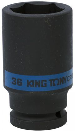 Набор головок, бит, насадок King Tony 643536M головка торцевая ударная глубокая 3/4" 36мм