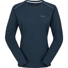 Одежда для спорта Rab Tricou dame Force LS Tee Tempest Blue 10 (QBL-08-TMB-10)