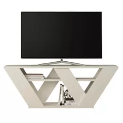 Comodă TV Trendy Pipralla, Alb 110x40x30cm