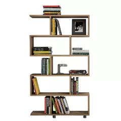 Raft de birou Trendy Elif, Pin 90x156x20cm, raft de carti