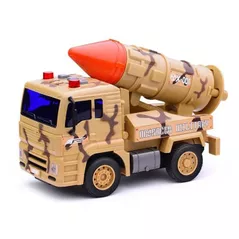 Mașină Wenyi WY441C Camion 1:20 "Missile Launcher Truck" (lumini, sunete), maro
