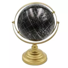 Глобус miscellaneous 12743 черный металл золотая ножка 246-255