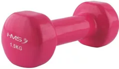 Ganteră HMS 17023 pentru fitness, aerobic și tonifiere 1.5kg