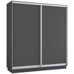 Dulap Mobildor-Lux Fox uși glisante din PAL (180x60x230H cm) Anthracite