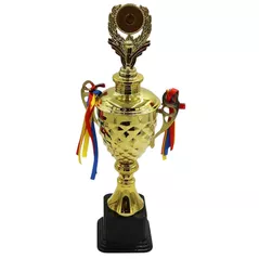 Кубок наградной miscellaneous 7190 Чаша 50 см Триумф металл