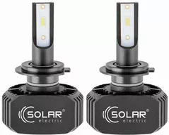 Автомобильная лампа Solar H7 12/24V 6000K 5000Lm 40W CSP1860 2шт