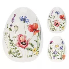 Декор Promstore 54810 Пасхальное яйцо с попкорном Офисный сувенир 8X12см