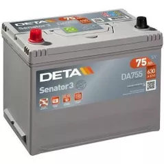 Автомобильный аккумулятор Deta DA755 Senator