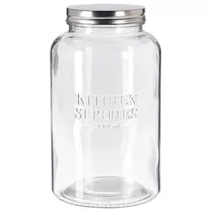 Посуда для напитков Promstore 49634 Стеклянная банка с крышкой 2л, H22см Кухонные принадлежности