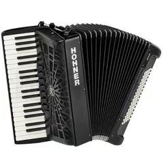 Pian digital Hohner Bravo III 80 Black silent key Acordeon 80 BASS (16422)
