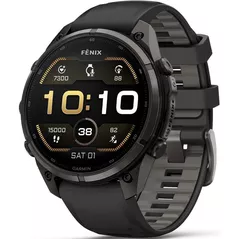 Смарт часы Garmin Fenix 9 Pro, 47mm, CrbnGryDLCTi,Bk/Pb bnd (010-04336-16)