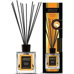 Ароматизатор воздуха Areon Home Perfume Sticks 150ml + свеча (Vanilla Black)