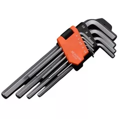 Set de unelte de mână Harden 540605 chei hexagonale 9 buc. (1.5-10mm) Pro