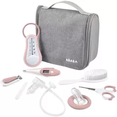 Набор для ухода за малышом Beaba B920424 Set de ingrijire 10 piese Old Pink