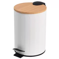 Урна для мусора Bisk 08422 RADO cu pedala 3L alb