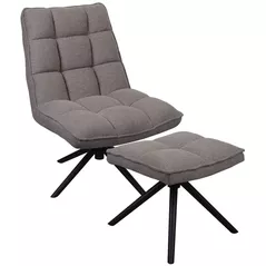 Fotoliu Deco Spello stofa OTE Grey