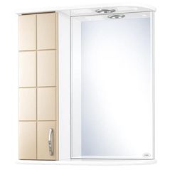 Зеркало для ванной Mashtab 6805 Domino 600x200x720 Alb-Bej