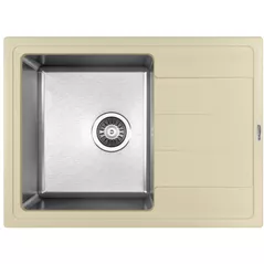 Chiuvetă bucătărie Florentina Combi 650 Sampanie