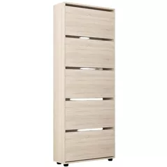 Полка для обуви Mobildor-Lux Leo 50x27x203H cm Sonoma