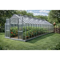 Парник Technoworker VOR82827 Sera de gradina Policarbonat 83 (8x3.1x2.5m)