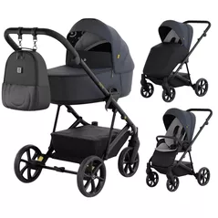 Детская коляска Tutis Carucior 2in1 ENZO Antracite 546 (1702546)