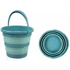 Accesoriu pentru baie BabyJem 598 Galeata pliabila pentru baie Turcuaz