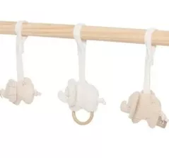 Игрушка-подвеска Jollein 108-001-68110 Set de jucarii pentru Babygym Elephant Tales