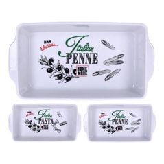 Форма для выпечки Excellent Houseware 03312 Pasta 27.6x14.8x5cm фарфор