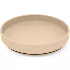 Seturi pentru hrănire bebelușilor Petite&Mars 708818 Farfurie din silicon cu ventuza Take&Match Desert Sand