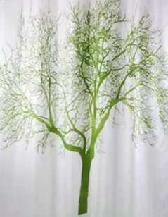 Занавеска для ванной Bisk 04439 TXT TREE arbore verde 180x200